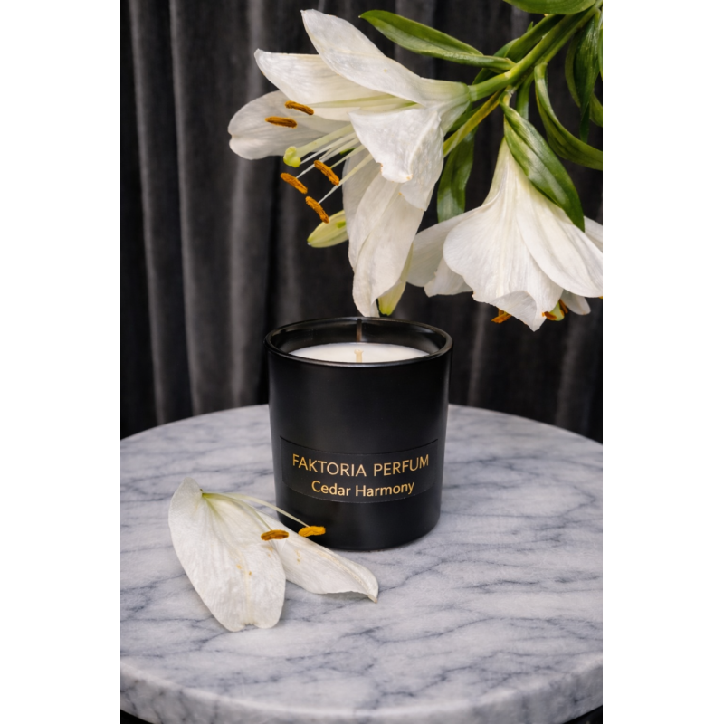 Cedar Harmony - sojowa świeca zapachowa